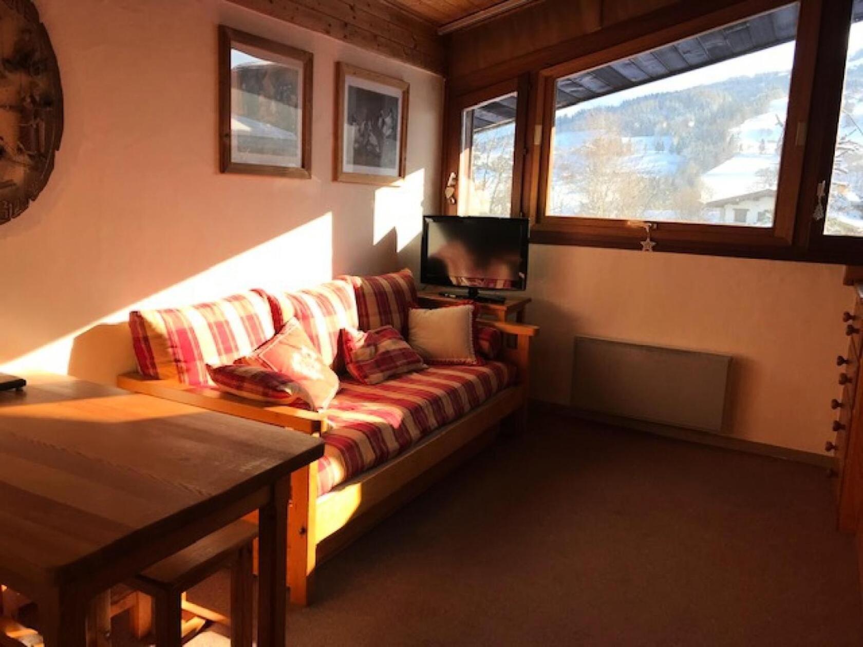 Résidence Les Cristaux Du Bas - Studio pour 4 Personnes 984 Combloux Extérieur photo